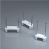 Double nail flat cable clips